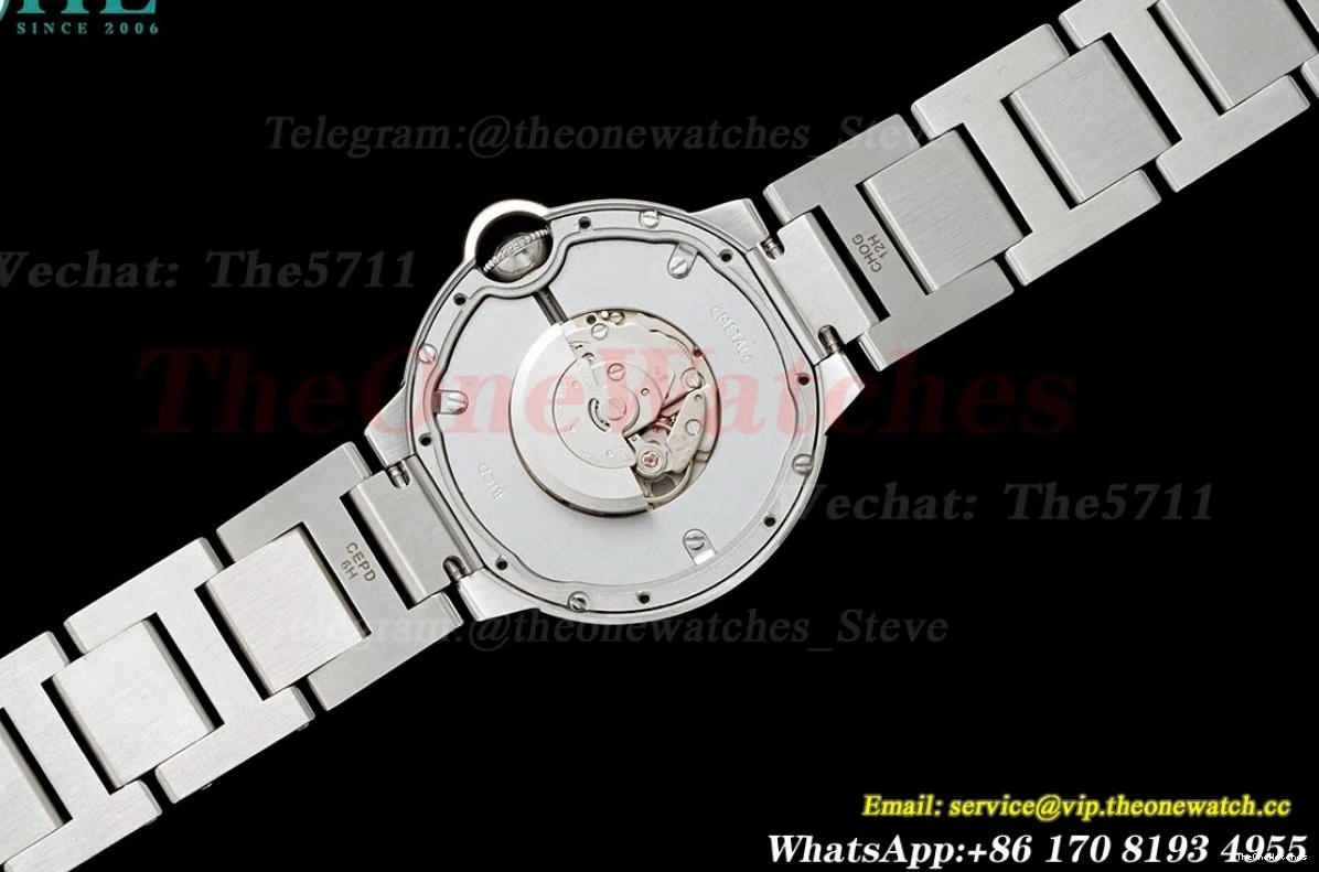 AF NH05 SS De Ballon SS Bleu Cartier 36mm Dia White 0509